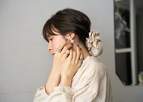 美髪シュシュpremium　ベージュ