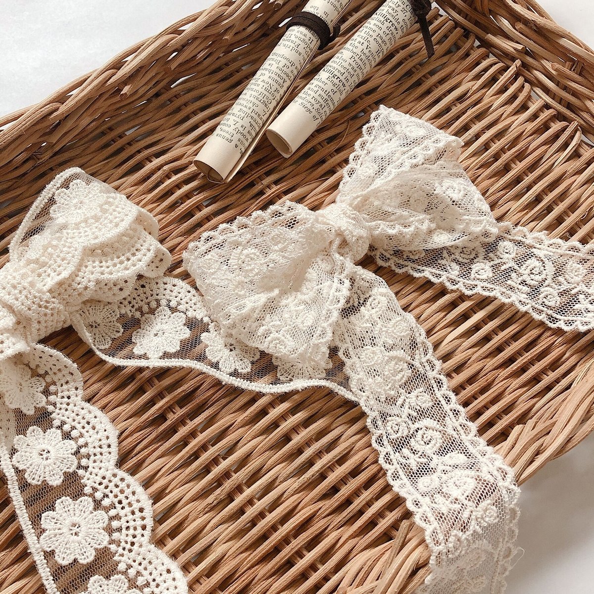 1y/90cm】30mm ローズチュールレース スカラップ R13-4 | UAKOKO ﹣