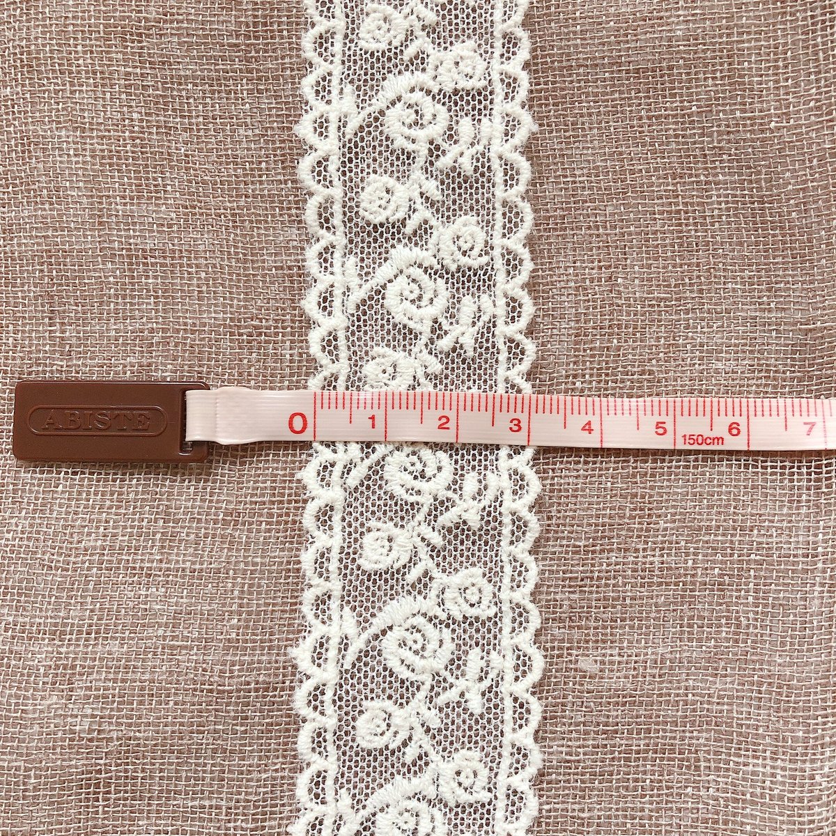 1y/90cm】30mm ローズチュールレース スカラップ R13-4 | UAKOKO