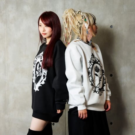 ※受付終了【受注生産・ブラック】Marina Birthday Special crew sweat "Beauty and the beat 0912"