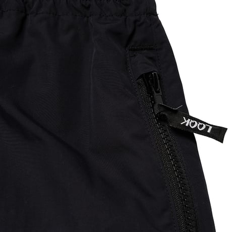 LQQK STUDIO / NYLON TRACK PANTS / BLACK