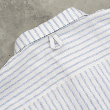 NOROLL / NORMAL SHIRT STRIPE S/S / BLUE