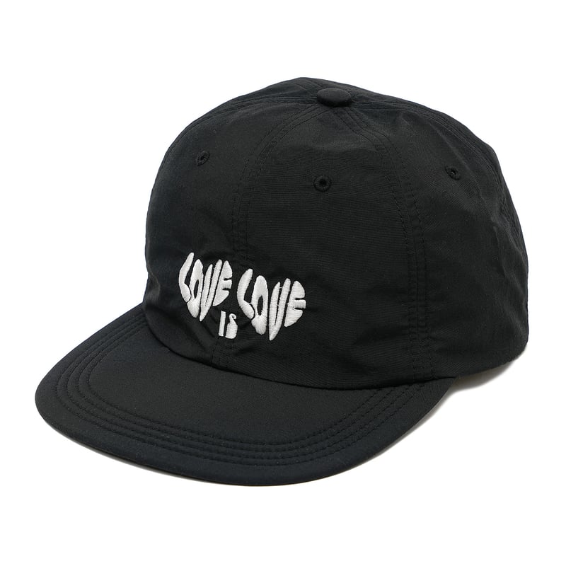 GARBAGE / SOFT BRIM 6 PANEL CAP (PEACE) / BLACK - 帽子