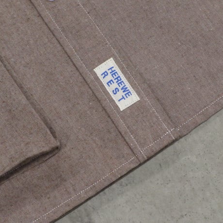 NOROLL / HWR WOOL WEATHER SHIRT / BEIGE