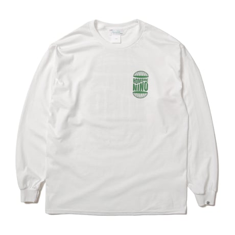 HOMBRE NINO / L/S PRINT TEE (PLANET) / GREEN