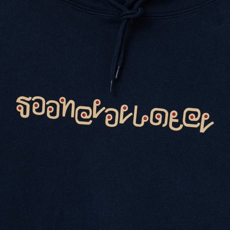 SOL soonerorlater / SHAKY THAI LOGO HOODIE / NAVY