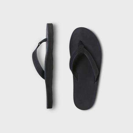 PHIGVEL MAKERS & Co. / LEATHER BEACH SANDAL / BLACK