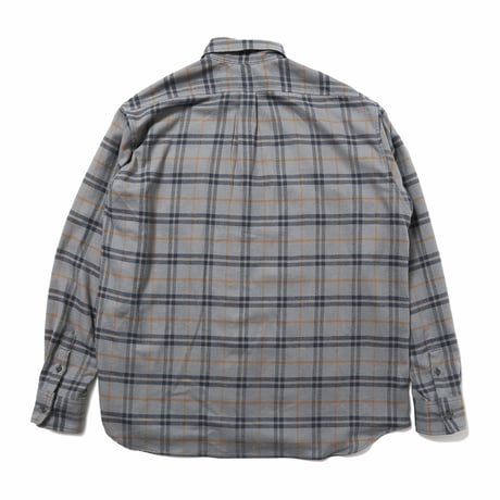 HOMBRE NINO / PLAID VENTILATION SHIRT / BLUE GRAY