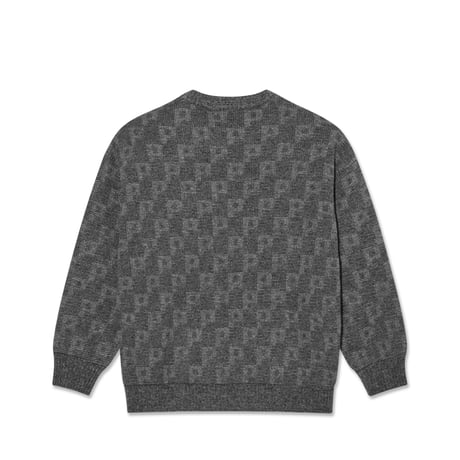 POLAR SKATE CO. / GEORGE SWEATER P PATTERN / GREY