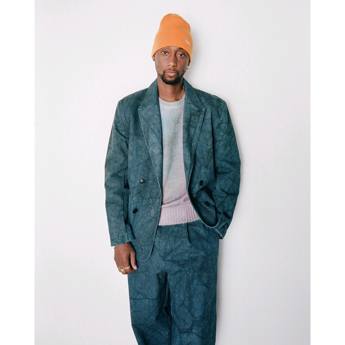 パンツ STUSSY CANVAS VOLUME PLEATED TROUSER 34 STUSSY / CANVAS VOLUME PLEATED TROUSER / NAVY |