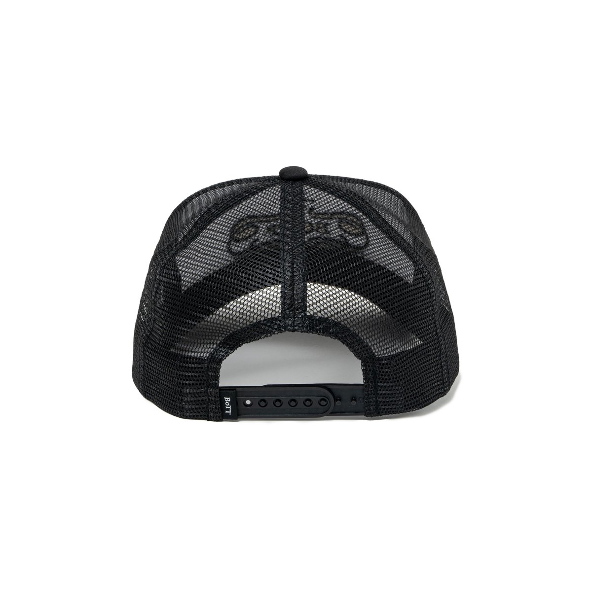 BoTT / LUXE LOGO MESH-BACK 5-PANEL CAP / BLACK