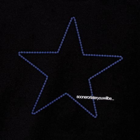 SOL soonerorlater / STAR TEE / BLACK