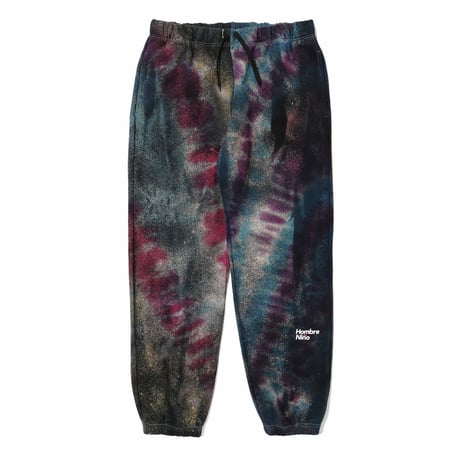HOMBRE NINO / TIE DYE SWEAT PANTS / PURPLE BLUE