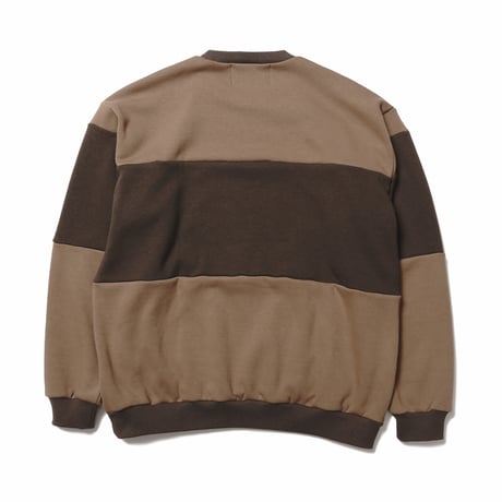 HOMBRE NINO / REVERSIBLE CREW NECK / BROWN