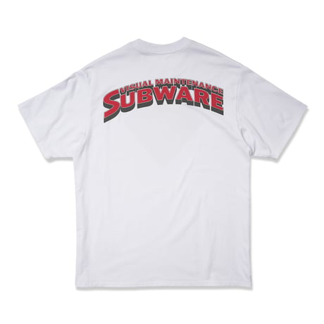 SUBWARE / SHORT SLEEVE TEE SUBWARE / WHITE