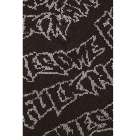 FUCKING AWESOME / FA STAMP REPEAT SKULLY BEANIE / BLACK / GREY