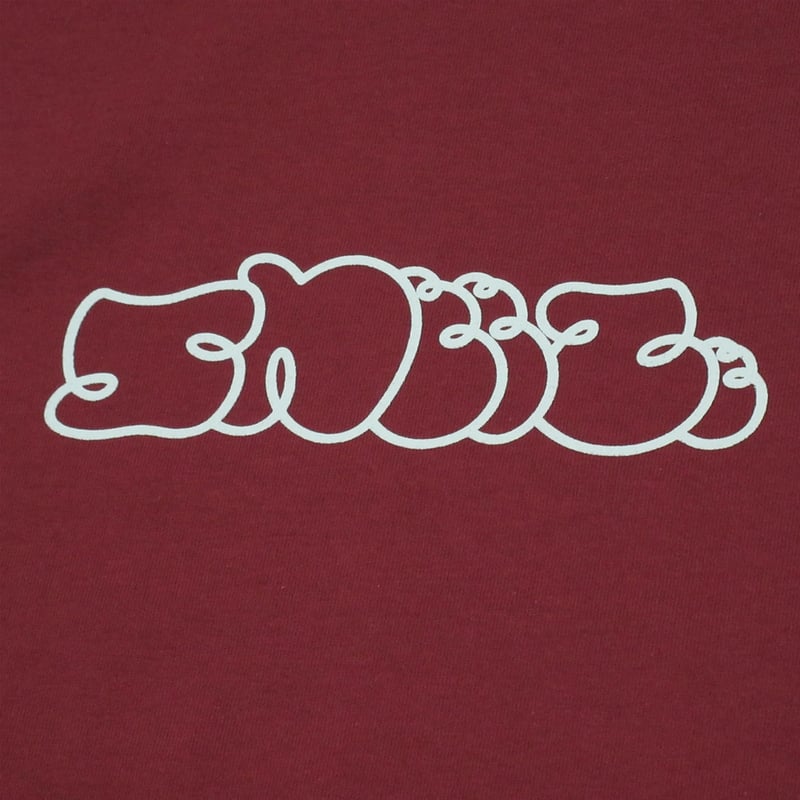 SNEEZE MAGAZINE / SNEEZE LOGO TEE / BURGUNDY w/