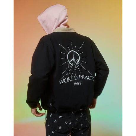 BoTT / HEAVY TWILL COACH JACKET / BLACK