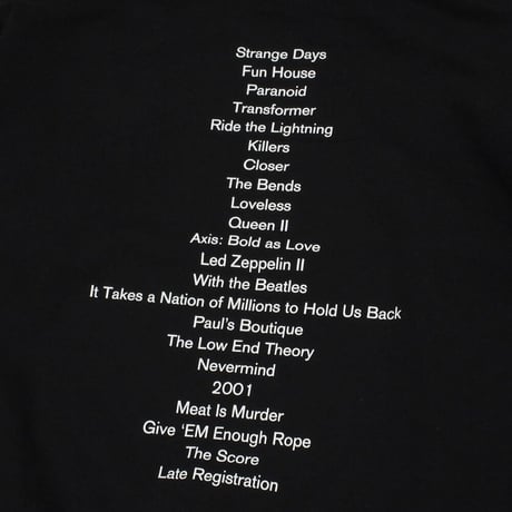 Sophomore / LOGO HOODY / BLACK
