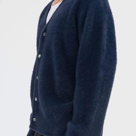 STUSSY / SHAGGY CARDIGAN / DEEP NAVY