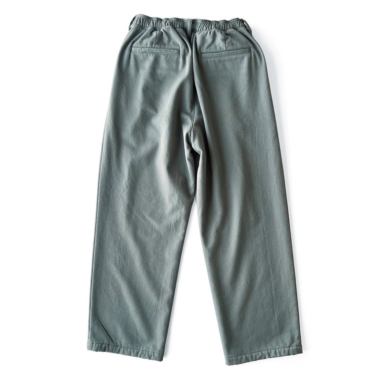 COMFORTABLE REASON / FLEECE BACK SLACKS / BLACK