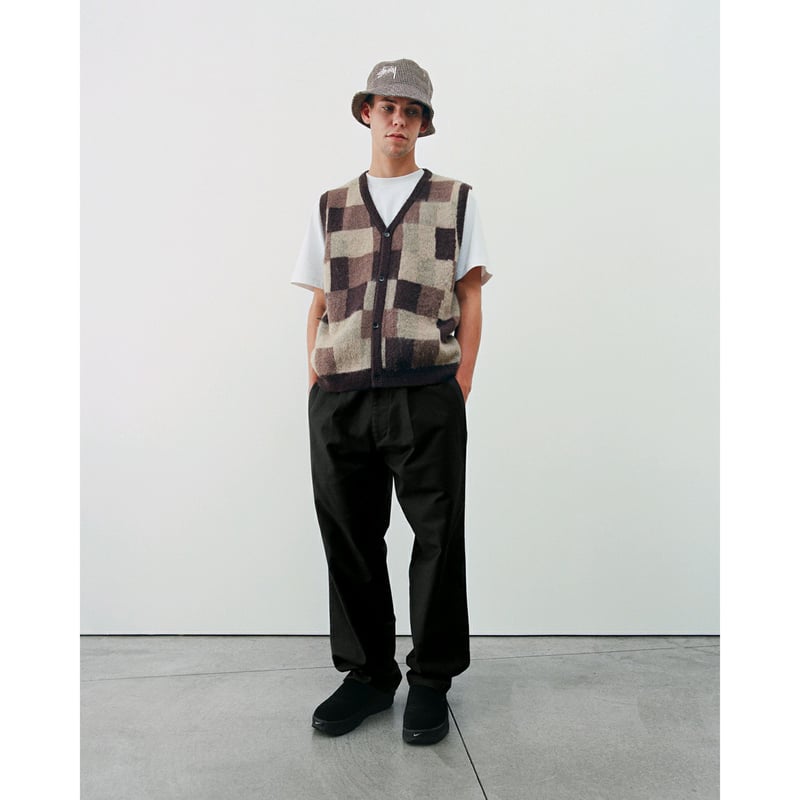 STUSSY / VOLUME PLEATED TROUSER / BLACK | Sopho STUSSY / VOLUME PLEATED TROUSER / BLACK | Sopho