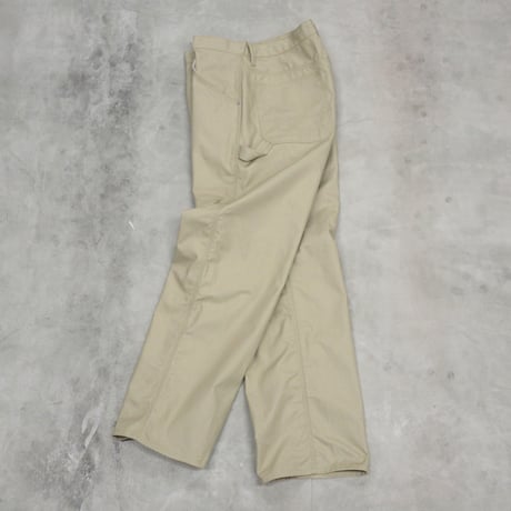 tone / MINMAL WORK PANTS / BEIGE