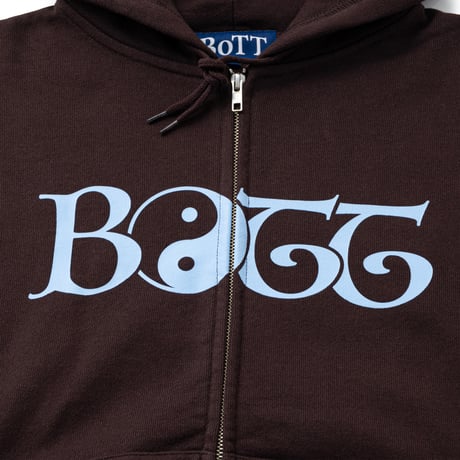 BoTT / 2Y ZIP HOODIE / BROWN