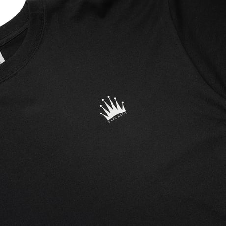 SARCASTIC / HOMME CROWN L/S TEE / BLACK