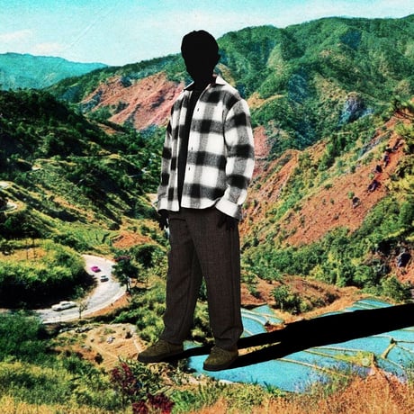 HOMBRE NINO / WOOL PLAID SHIRT / WHITE BLACK