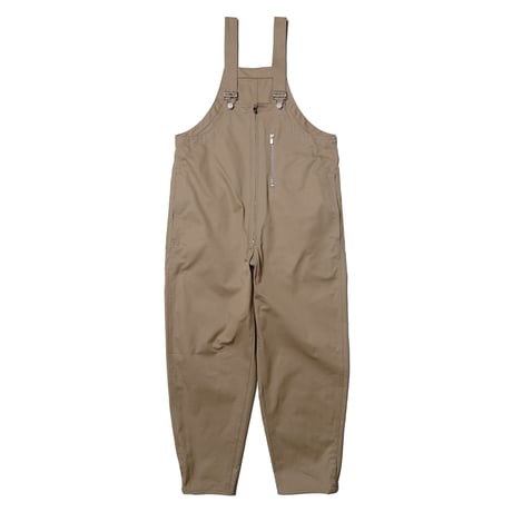 tone / COTTON TWILL TUNKERS OVERALL / PALE GOLD