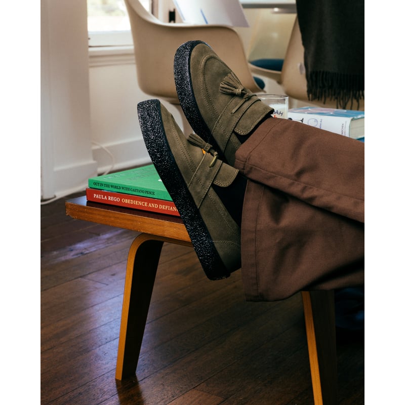 LAST RESORT AB / VM-005-LOAFER SUEDE / NEW OLIV