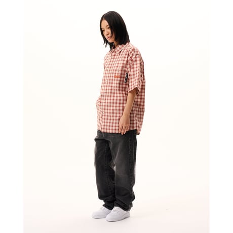 BoTT / PLAID S/S SHIRT / RED
