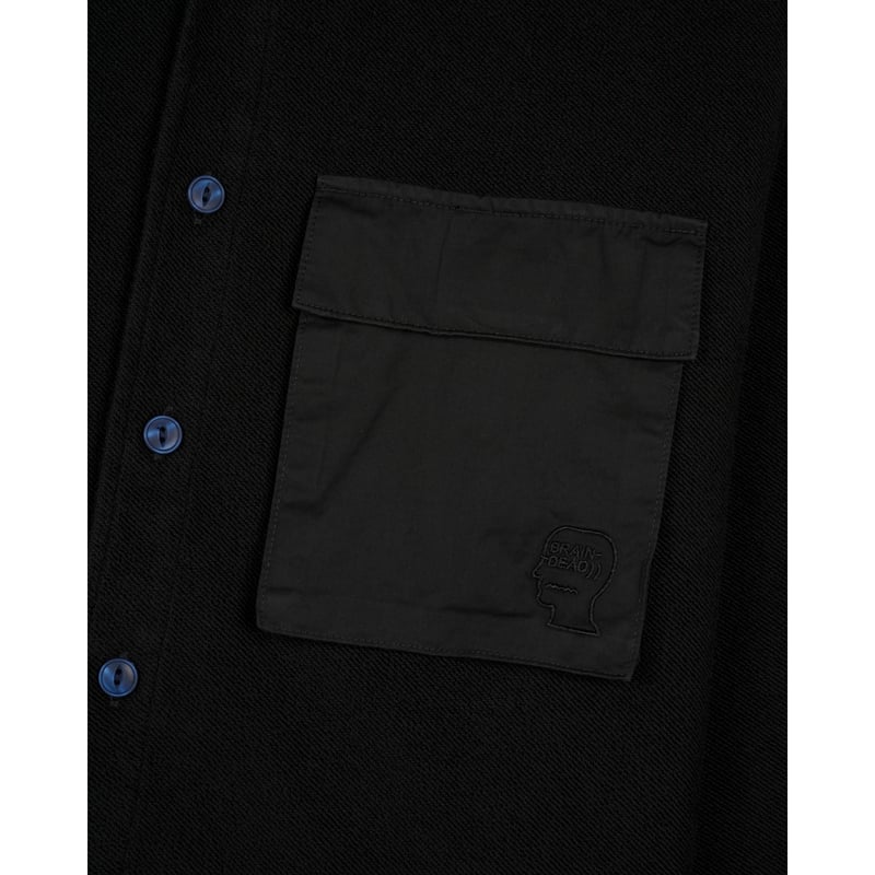 BRAIN DEAD / CPO REVERSE FRENCH TERRY SHIRT / W BRAIN DEAD / CPO REVERSE FRENCH TERRY SHIRT / W