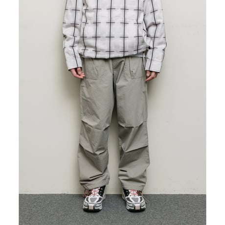 BAL / COTTON WEATHER WIDE MOUNTAIN PANT / KHAKI GRAY