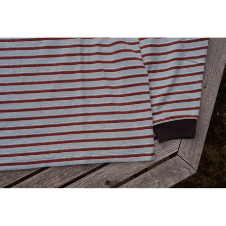 NOROLL / UNEVENNESS L/S TEE / ORANGE