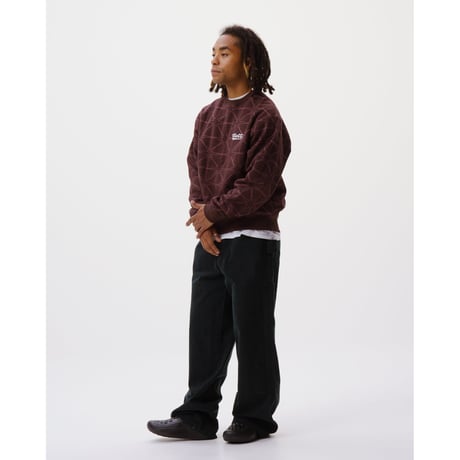 BoTT / SPARKLE STITCHED CREWNECK / BROWN