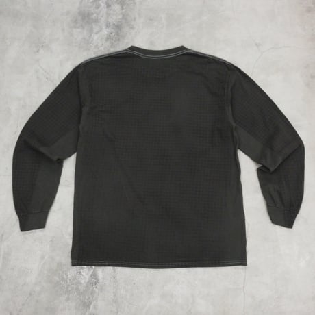 ZEPTEPI & Co. / LS TEE / GRID CAMO / BLACK