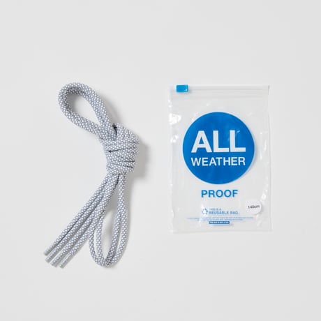 ALWAYTH / REFLECTIVE SHOE LACE (丸紐) / WHITE REFLECT