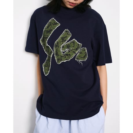 SPECIAL GUEST K.K. / SEX CAMO FABRIC PATCH TEE / BROWN