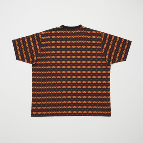 BAL / JACQUARD CREW NECK TEE / BLACK