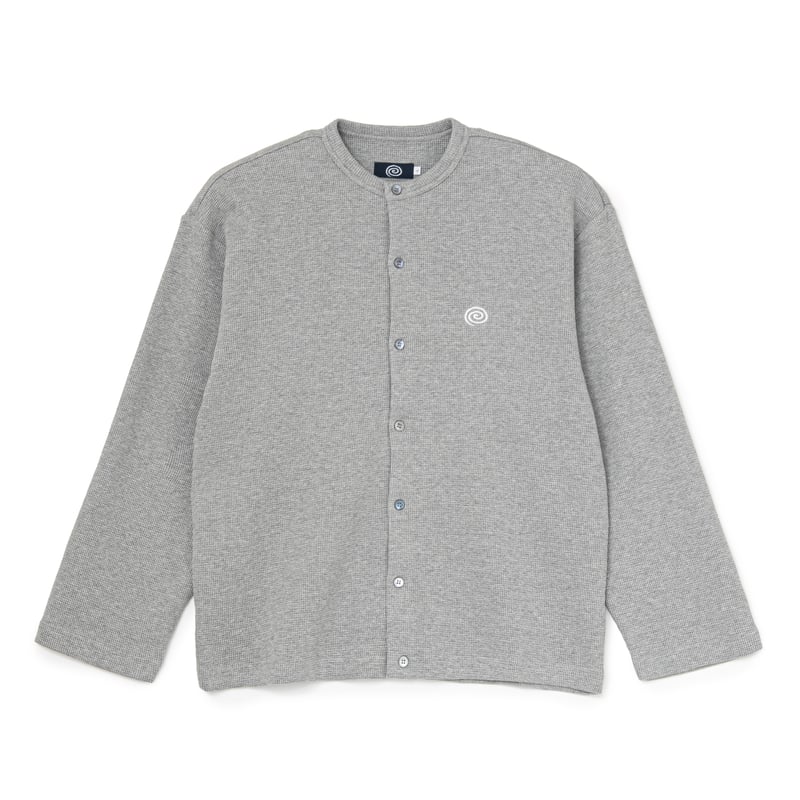 SOL soonerorlater / WAFFLE CREWNECK CARDIGAN /