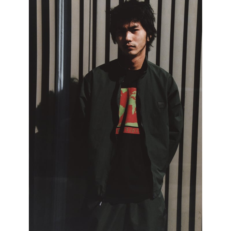 LQQK STUDIO / NYLON TRACK JACKET / GREEN | Soph LQQK STUDIO / NYLON TRACK JACKET / GREEN | Soph