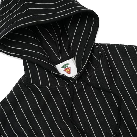 TRIBE WEAR / x MASTERPIECE SOUND MP BASIC HOODIE / BLACK STRIPE