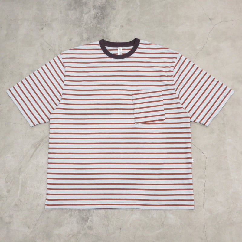 NOROLL / UNEVENNESS S/S TEE / ORANGE | Sophomore