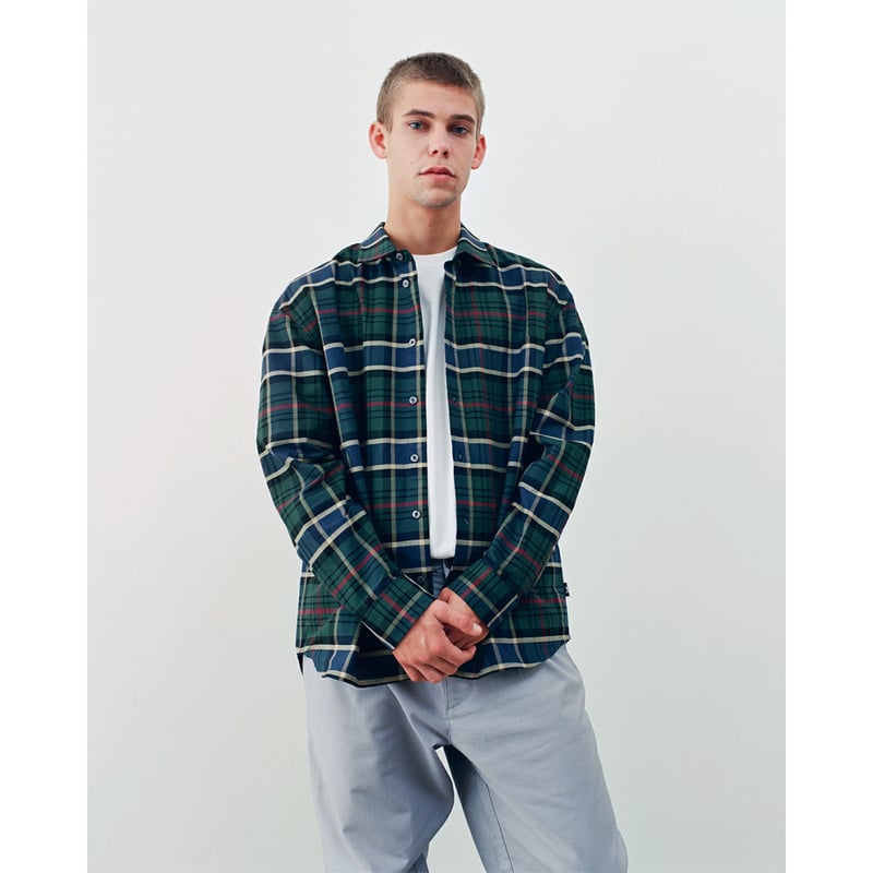 STUSSY / VOLUME PLEATED TROUSER / SLATE | Sopho STUSSY / VOLUME PLEATED TROUSER / SLATE | Sopho