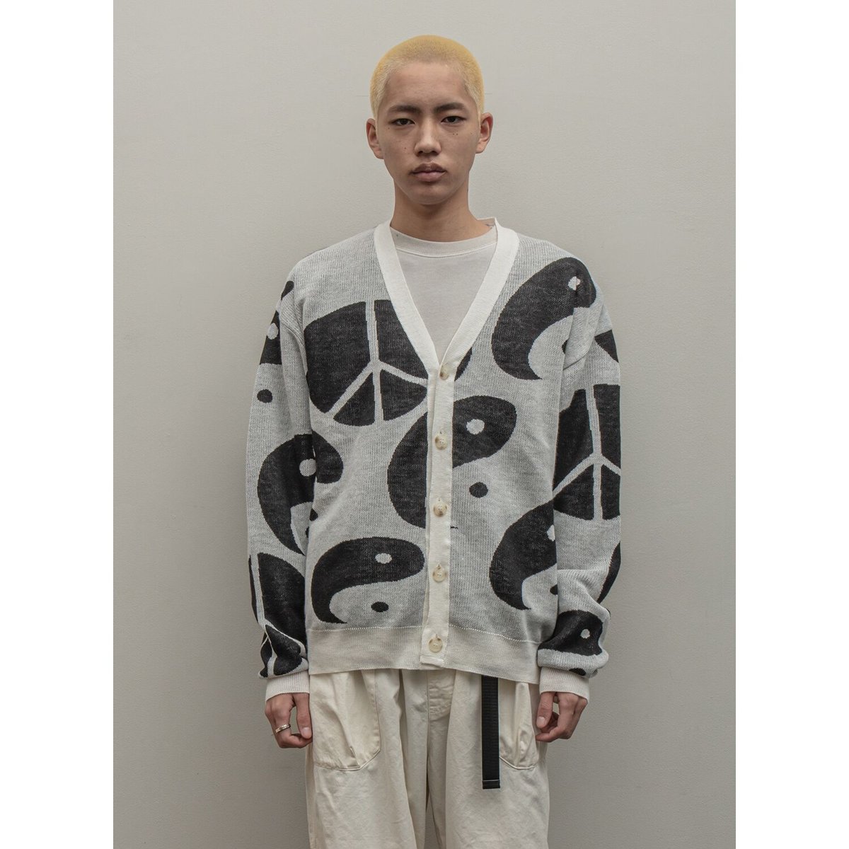 カーディガン BAL JACQUARD RAMIE CARDIGAN BAL / JACQUARD RAMIE CARDIGAN / WHITE | Sophomore