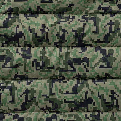 SPECIAL GUEST K.K. / SEX CAMO REVERSIBLE DOWN JACKET / GREEN / NAVY