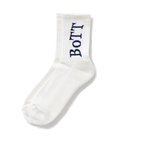BoTT / OG LOGO SOCKS / WHITE