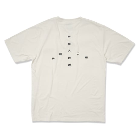 GARBAGE / POCKET TEE (BIG PEACE) / O.WHITE (BLACK PRINT)